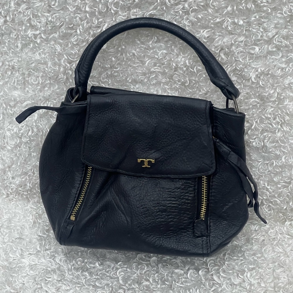 Tory Burch Half Moon Leather Bag